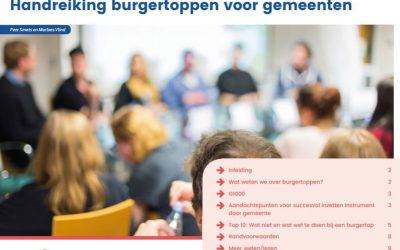 Handreiking Burgertoppen voor ambtenaren