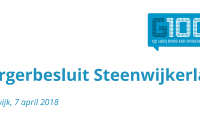 Burgerbesluit ondertekend door Burgerraad