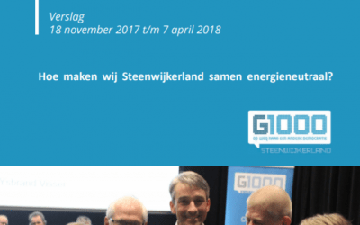 G1000Steenwijkerland, van Burgertop naar Burgerbesluit