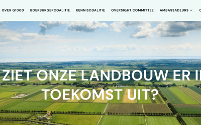 De G1000Landbouw komt er aan!