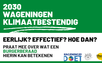 Twee G1000Cafés voor Klimaatberaad in Wageningen